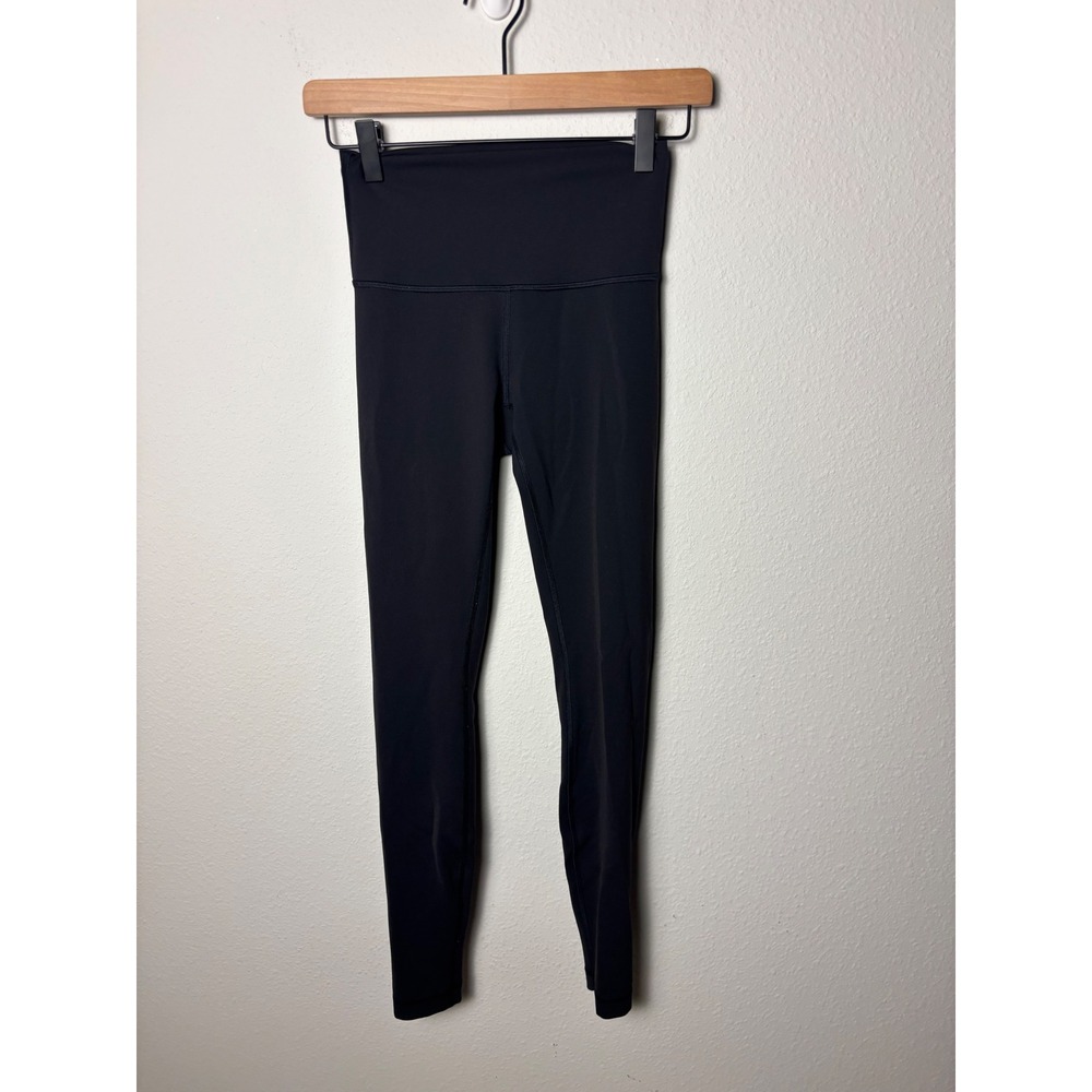 Lululemon Wunder Train High-Rise Tight 28 Black Everlux Leggings Size 4